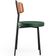Cadeira Decorativa Estofada Para Sala De Jantar Barcelona L02 Couríssimo Camel Facto Verde - Lyam