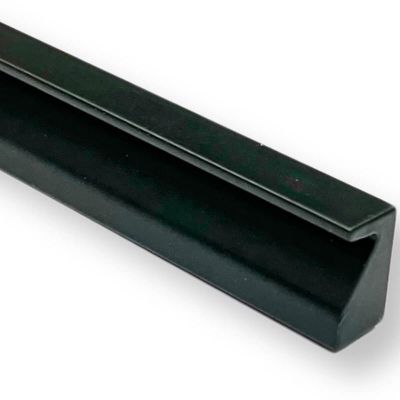 Kit 3 Puxadores Preto 20cm para Móveis Libero Nuevo Cava Invertida Facetato Torralba Armários Gaveta