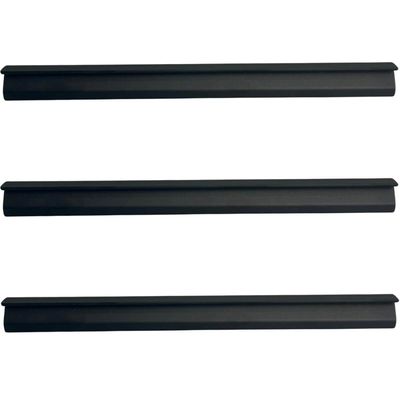 Kit 3 Puxadores Preto 20cm para Móveis Libero Nuevo Cava Invertida Facetato Torralba Armários Gaveta