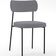 Kit 04 Cadeiras Estofadas Para Sala De Jantar Melina L02 Suede Cinza - Lyam Decor