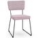 Kit 08 Cadeiras Decorativas Para Sala De Jantar Allana L02 Suede Rosê - Lyam Decor