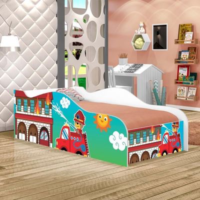 Mini Cama Fun Usinho Bombeiro