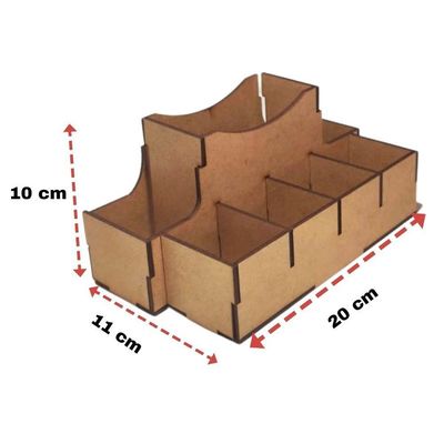Porta Guardanapo E Sachê Em Mdf - Kit 10 Unidades