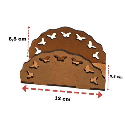 Porta Guardanapo Em Mdf - Kit 5 Unidades