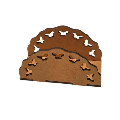 Porta Guardanapo Em Mdf - Kit 5 Unidades