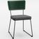 Kit 02 Cadeiras Decorativas Sala Jantar Allana L02 Facto Verde Musgo Linho Cinza Escuro - Lyam Decor