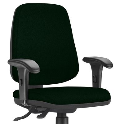 Kit 02 Cadeiras Giratórias Job L02 Diretor Executiva Crepe Verde Musgo - Lyam Decor