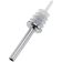 Kit 10 Bicos Dosador Azeite Inox 2x9,5cm Tampa Plástica Garrafa Vinagre Weck