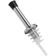 Kit 10 Bicos Dosador Azeite Inox 2x9,5cm Tampa Plástica Garrafa Vinagre Weck