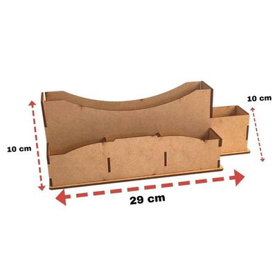 Porta Guardanapo E Sachê Em Mdf - Kit 10 Unidades