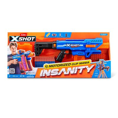 Lançador de Dardos X-Shot Insanity Motorized Clip Mania