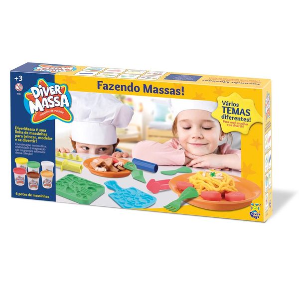 Kit Divertoys Fazendo Massas Fazendo Massas Divertoys