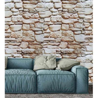 Papel De Parede Adesivo Kit 36 Unidades Canjiquinha Pedra Casa Quarto Sala Decoraçao Ambiente