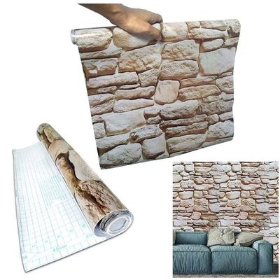 Papel De Parede Adesivo Kit 36 Unidades Canjiquinha Pedra Casa Quarto Sala Decoraçao Ambiente