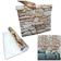Papel De Parede Adesivo Kit 36 Unidades Canjiquinha Pedra Casa Quarto Sala Decoraçao Ambiente