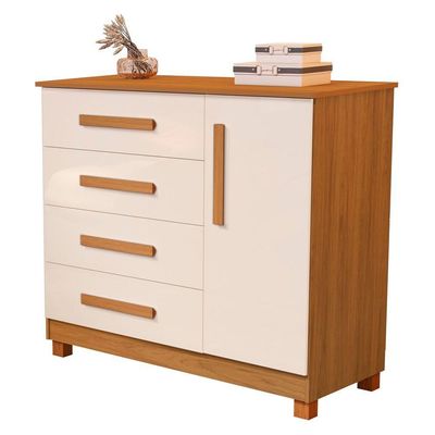 Cômoda Grécia Com 4 Gavetas E Sapateira – Praticidade E Estilo Para Seu Quarto