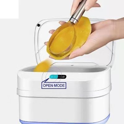 Lixeira Automatica Sensor Smart Cesto De Lixo Retratil Inteligente A Prova Agua Viagem Camping Praia Rosa