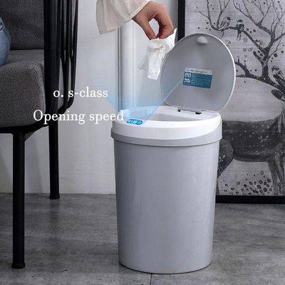 Lixeira Automatica Sensor Touch Cesto Lixo 9 Litros Inteligente Banheiro Cozinha Azul Luxo