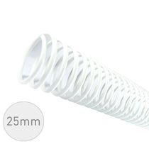 Espiral para Encadernação Branco 25mm 160 Folhas 45 und
