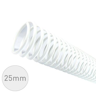 Espiral para Encadernação Branco 25mm 160 Folhas 45 und