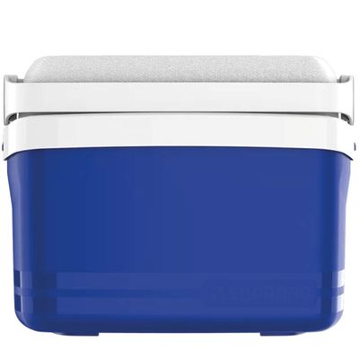 Caixa Térmica Soprano Azul com Alça Articulável Cooler 5L Tropical Praia Camping