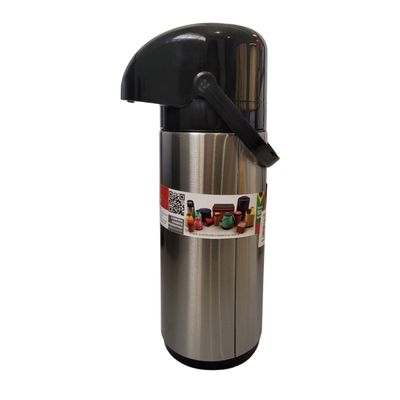 Garrafa Térmica de Pressão Média Verona 1L Inox - Unitermi