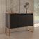 Buffet Industrial 3 Portas Preto Cobre Conjunto 2 Unidades