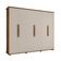 Roupeiro 6 Portas Cinamomo Off White