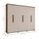 Roupeiro 6 Portas Cinamomo Off White