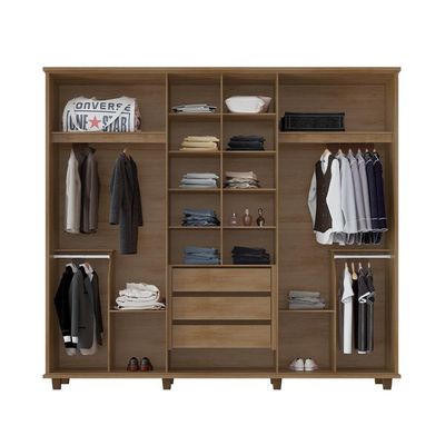 Roupeiro 6 Portas Potenza Cinamomo Off White