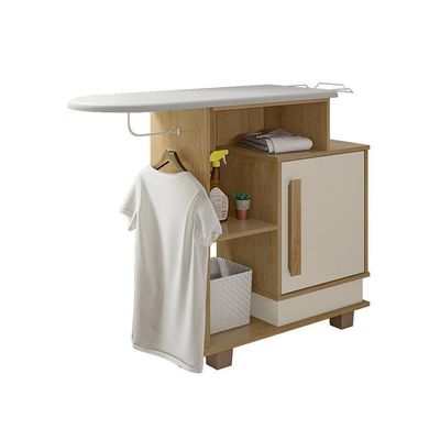 Tábua De Passar Com 1 Porta Yokohama Cinamomo Off White