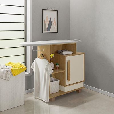 Tábua De Passar Com 1 Porta Yokohama Cinamomo Off White