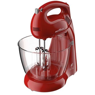 Batedeira Britânia Perola 550 Cristal Duo Turbo 2 Tigelas 500W 220V