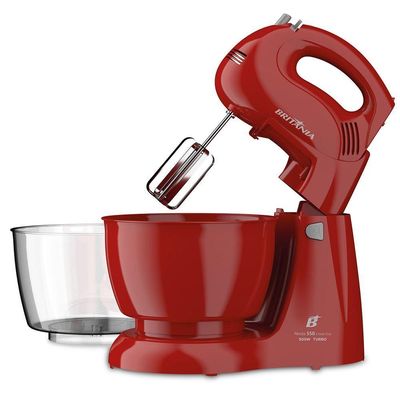Batedeira Britânia Perola 550 Cristal Duo Turbo 2 Tigelas 500W 220V