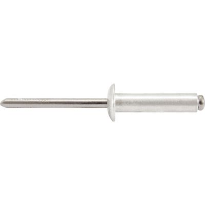 Rebite Repuxo De Alumínio 3,2x10,0mm Mandril Aço Com 100 Peç