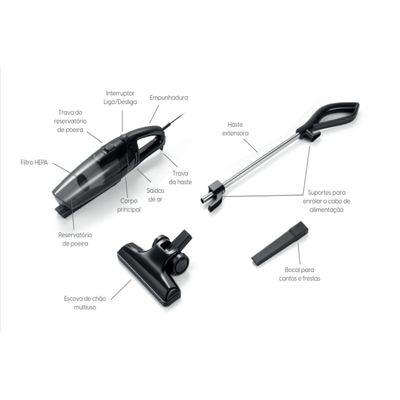 Aspirador de pó Vertical Elgin Perfect Clean II 2 em 1 1200W 127v