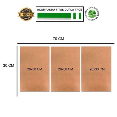 Kit 3 Quadros Hambúrguer Lanches Hamburgueria Placas Mdf
