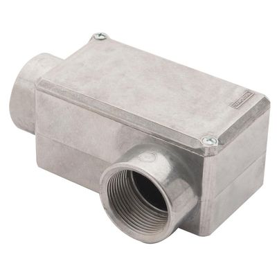 Condulete fixo 1.1/4" tipo "LL" - com tampa / rosca BSP / sem pintura