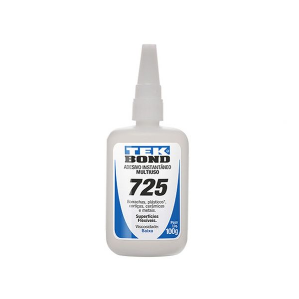 Adesivo Instantaneo 100g Tekbond 725 Adesivo Instantaneo 100g Tekbond 725