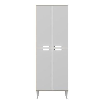Paneleiro c/ 4 Portas Paris Multimóveis Mp2185 Rustic-branco