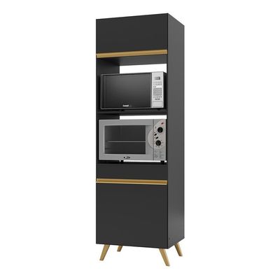 Paneleiro 2 Portas Para Forno Veneza Gb Fg3679 Preto