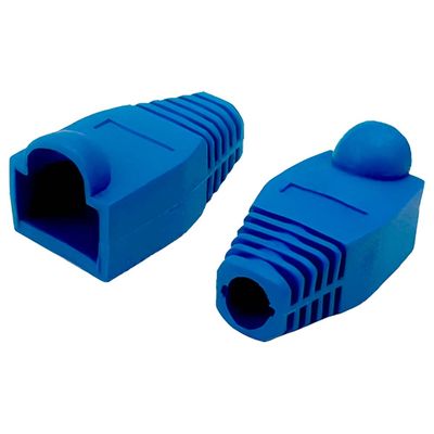 Capa P/ Conector RJ45 Azul 10 Unidades