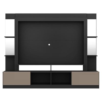 "Estante Tv 65"" Prateleiras C/ Espelho Oslo Multimóveis V3393"