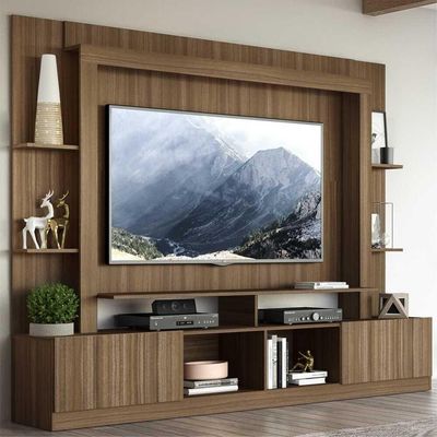 "Estante Tv 65"" E 2 Portas Oslo Multimóveis V3395 Madeirada"