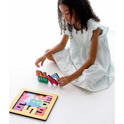 Brinquedo Didático Monte E Empilhe Números - Babebi 7042