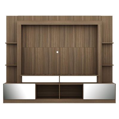 "Estante Com Suporte Tv 65"" C/ Espelho Oslo Multimóveis V3382"