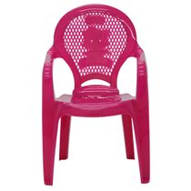 Cadeira Infantil Tramontina Catty Estampada em Polipropileno Rosa