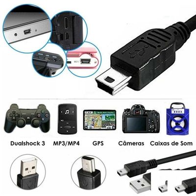 Cabo Usb 2.0 Hd Externo Samsung Seagate Wd Toshiba Sony 30Cm