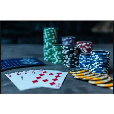 Poker Chips Profissional 100 Fichas Numerada 2 Baralho