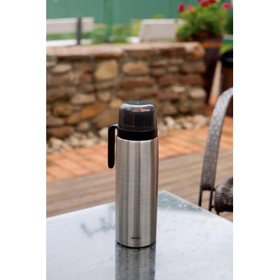 Garrafa Térmica Fit com Alça 1 Litro Inox
